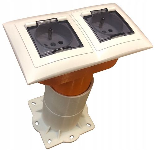 Puszka elektryczna podwójna do elewacji, styropianu o gr. 200mm, na Arena.pl