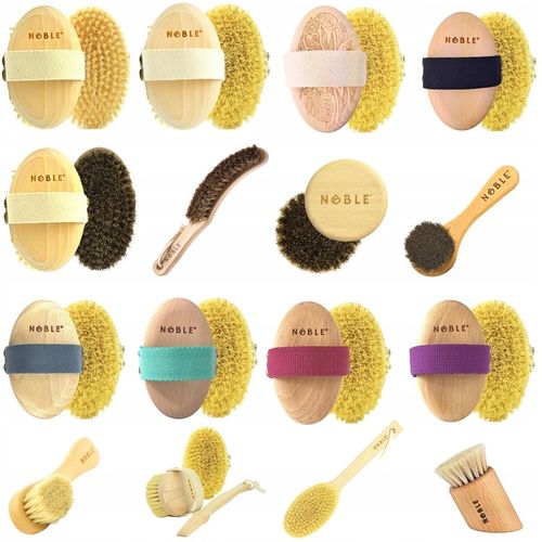 Szczotka antycellulitowa ostra do masażu na sucho ciała agawa tampico na Arena.pl