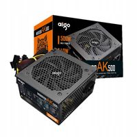 Zasilacz komputerowy darkFlash Aigo AK500 ATX 500W 120mm wentylator