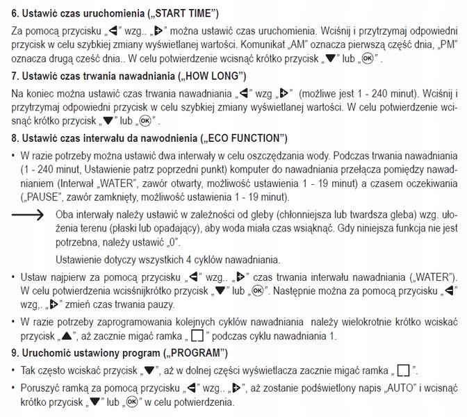 Sterownik nawadniania 3 SEKCJE na 3 węże automatyczne podlewanie zdjęcie 5