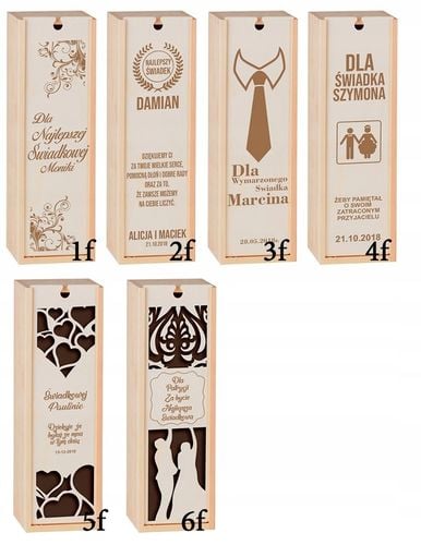 PUDEŁKO SKRZYNKA NA WINO GRAWER PREZENT ŚLUB PRIM na Arena.pl