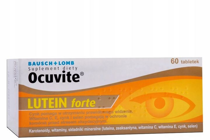 OCUVITE LUTEIN FORTE 60 tabletek zdjęcie 1