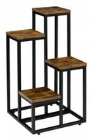 KWIETNIK STOJĄCY METALOWY STOJAK NA KWIATY DONICZKI REGAŁ PÓŁKI LOFT