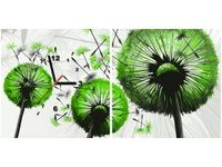 40 80CM ZEGAR 2 ELEM LIMONKOWE DMUCHAWCE ŚCIENNY