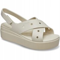 Crocs Sandały Lekkie Wygodne Damskie Brooklyn 4U Cross Strap 39-40