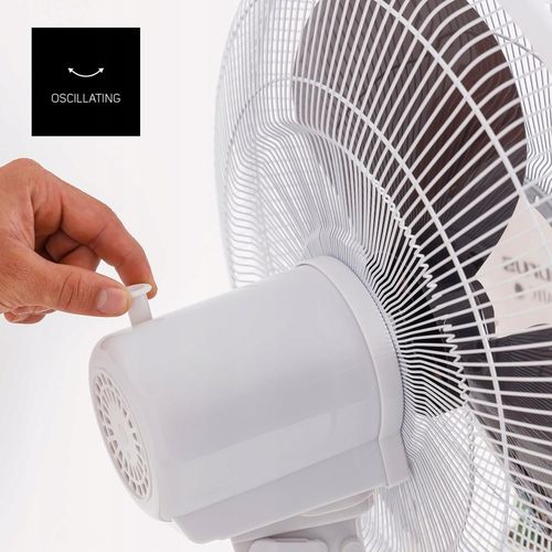 CICHY WYDAJNY WENTYLATOR STOŁOWY 45W na Arena.pl