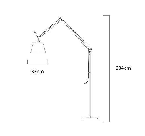 Lampa podłogowa rayon floor biała na Arena.pl