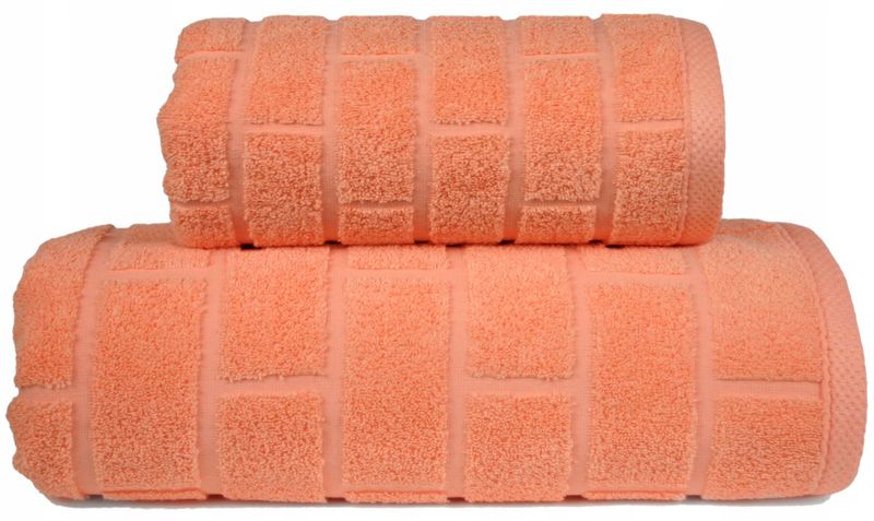 Ręcznik Brick 50x90 Greno brzoskwiniowy zdjęcie 1