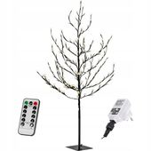 DRZEWKO ŚWIECĄCE 220 CM ŚWIĄTECZNE LAMPKI LED