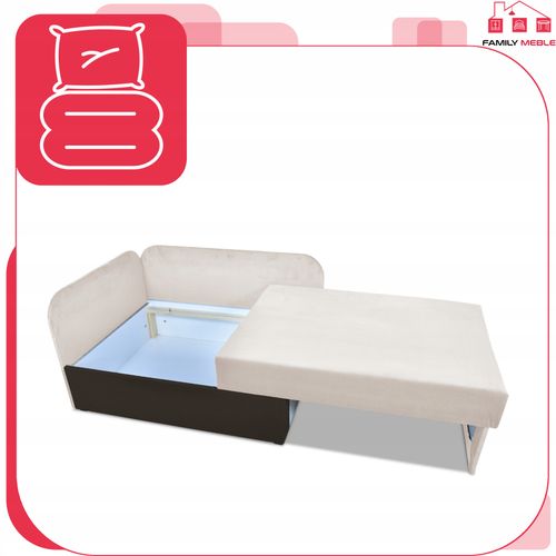 Narożnik dziecięcy Denis Duo rozkładany pojemnik łóżko dzieci materac kubuś na Arena.pl