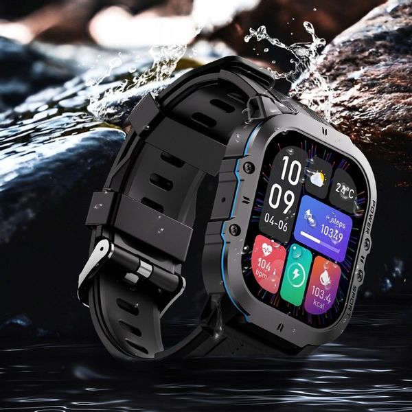 SMARTWATCH MĘSKI C26 AMOLED MENU PL WODOODPORNE KROKOMIERZ watch ZEGAREK zdjęcie 14