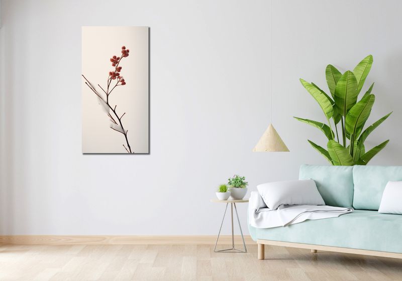 Obraz 50x100cm Subtelna Siła Zimy zdjęcie 2