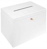 DREWNIANE PUDEŁKO SKRZYNKA NA KOPERTY ŚLUBNE ŚLUB POJEMNIK PREZENT