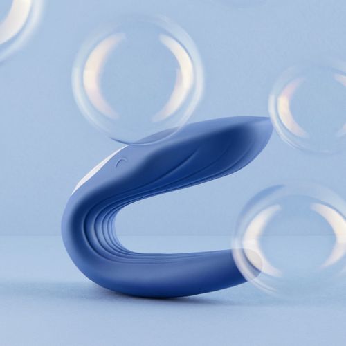 Wibrator niebieski-  Partner - Whale Couples Massager na Arena.pl