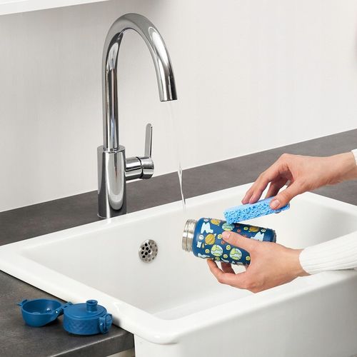 Stalowy bidon na wodę butelka na napoje Kosmonauta Kosmos Planety ION8 0,4l na Arena.pl