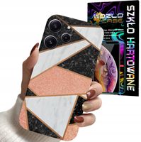 ETUI CASE DO XIAOMI REDMI 12 4G - GEOMETRYCZNE WZORY DLA KOBIET PLE + SZKŁO