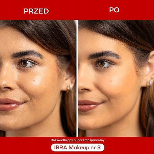 IBRA Makeup Sypki Puder Transparentny Glow nr 3 na Arena.pl