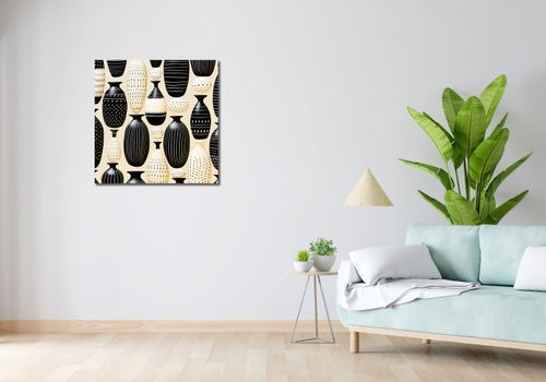 Obraz 70x70cm Monochromatyczna Harmonia na Arena.pl