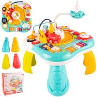 Stolik Edukacyjny Interaktywny Panel Muzyczny Pianinko 2w1