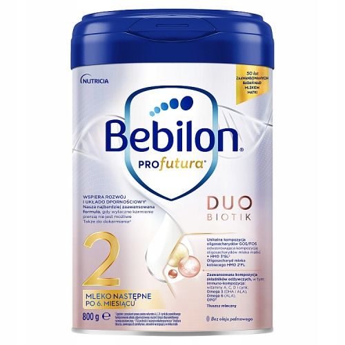 Bebilon Profutura Duo Biotik 2, po 6 m-cu, 800g na Arena.pl
