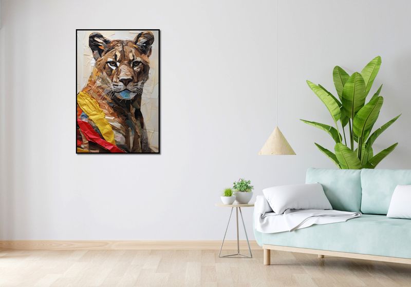 Plakat 68x101cm Papierowy Tygrys zdjęcie 4