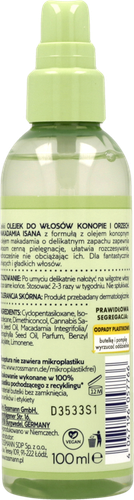 ISANA HANF & MACADAMIA OLEJEK DO WŁOSÓW 100 ML na Arena.pl