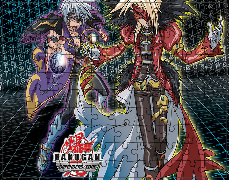 Puzzle Bakugan zdjęcie 1