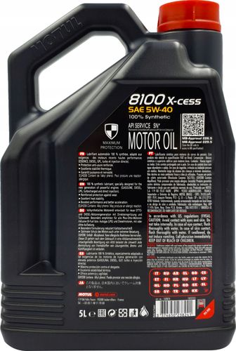 OLEJ MOTUL 5W-40 8100 X-CESS 5L na Arena.pl