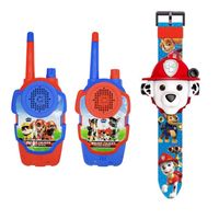 ZESTAW PSI PATROL WALKIE TALKIE + ZEGAREK Z PROJEKTOREM MARSHALL DLA DZIECI