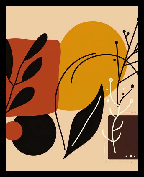 Plakat 40x50cm Ciepłe Kontury zdjęcie 2