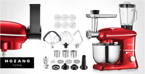 ROBOT KUCHENNY PLANETARNY MIKSER BLENDER 6w1 MISA 6,2L MOCNY ZESTAW na Arena.pl