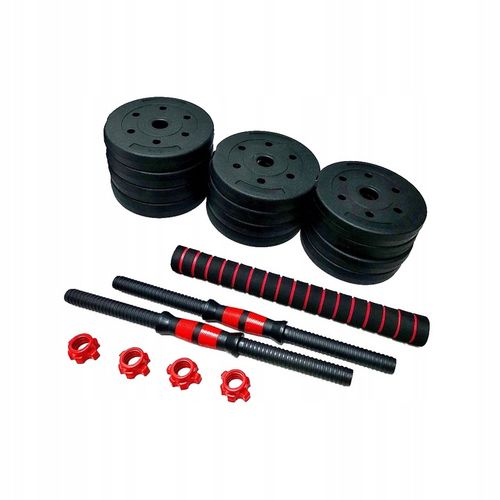 Hantle regulowane 2x10 kg zestaw 20kg z łącznikiem GRATIS rękawiczki na Arena.pl