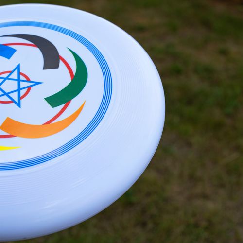 Dysk Do Frisbee Ultimate Latający Do Rzucania Df-02 Biały na Arena.pl