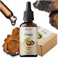 CHAGA Krople Ekstrakt Adaptogeny Suplement Mikrocząsteczkowy 50ml