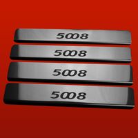 Listwa progowa PEUGEOT 5008 MK1 Stal nierdzewna 304 połysk 4szt