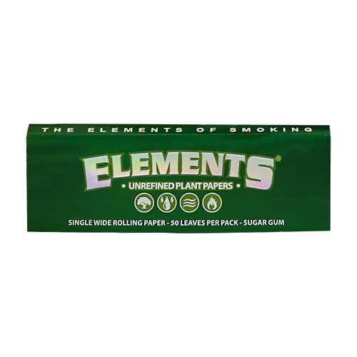 bibułki elements green single wide na Arena.pl