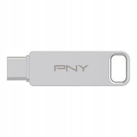 2 x SZYBKI Pen-drive 64GB PNY USB-3.2+USB-C Typ-C DUO-Link DUAL 200MB/s met
