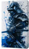 Obraz 50x90cm Samuraj w Błękicie