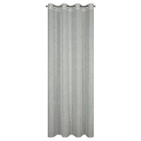 Zasłona na przelotkach siatka błyszcząca nić KENDAL 140X250 srebrna