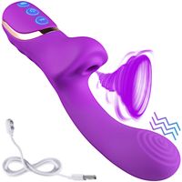 Wibrator Damski Ssący Łechtaczkę Falami Powietrza, Penis Do Pochwy