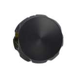 Crusher Grinder Młynek do Tytoniu Ziół Czarny z Chromowanym Wykończeniem