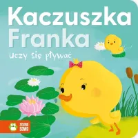 Kaczuszka Franka uczy się pływać