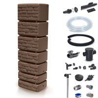 Zbiornik na deszczówkę TOWER BRICK 350l + przyłącza