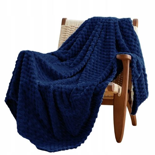 CIEPŁY KOC 160x200 WYTŁACZANY MIĘKKI NARZUTA POLAROWY WYBÓR KOLORÓW na Arena.pl