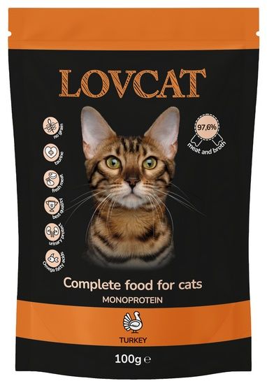 Lovcat Pure Turkey saszetka 100g zdjęcie 1