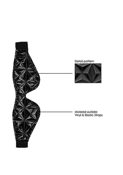 Luxury Eye Mask - Black zdjęcie 6