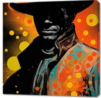 Obraz 90x90cm Kowboj Kosmosu