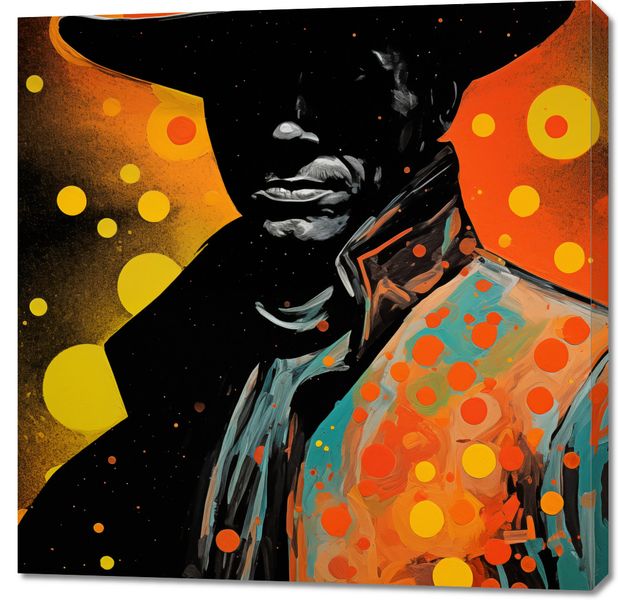 Obraz 90x90cm Kowboj Kosmosu zdjęcie 1