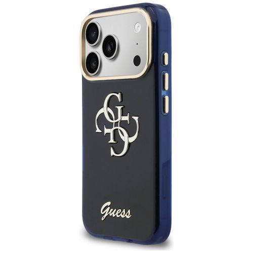 etui guess iml 4g script metal do iphone 17 pro niebieski na Arena.pl