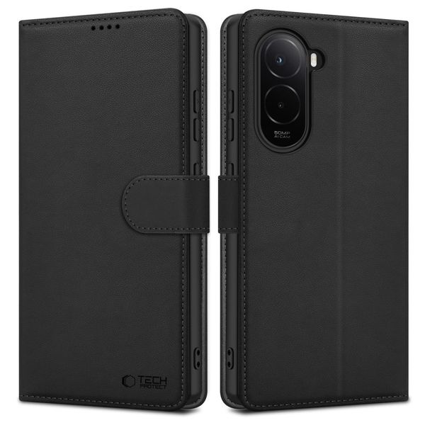 TECH-PROTECT WALLET XIAOMI POCO M7 BLACK zdjęcie 1